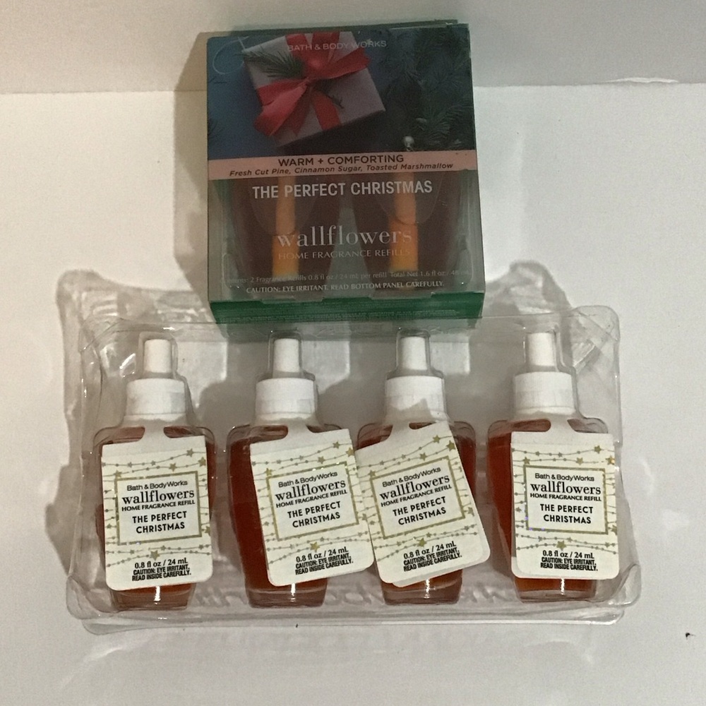 Rare Bath & Body Works Wallflowers Refill - The Perfect Christmas Lot of 6